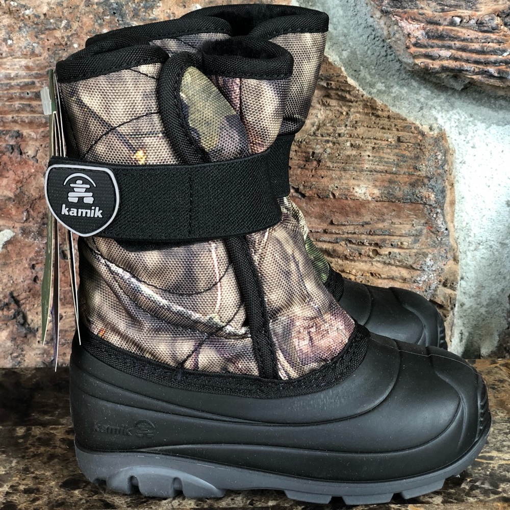 NEW Kamik Toddler Boys Snowbug Outdoor camo boots - Picture 2 of 13
